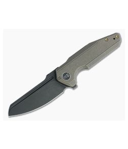 WE Knives Starhawk Flipper Black Stonewashed 20CV Bronze Titanium Folder WE21017-2