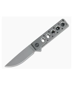 WE Knives Zinker Miscreant 3.0 Gray Stonewashed 20CV Gray Titanium Flipper 2101A