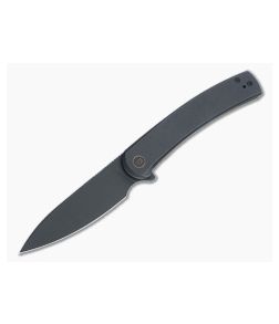 WE Knives Upshot Limited Black Stonewashed 20CV Titanium Frame Lock Flipper 2102B