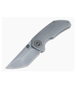 WE Knives Thug Christensen Gray Hand Rubbed 20CV Brushed Titanium Frame Lock Folder 2103B