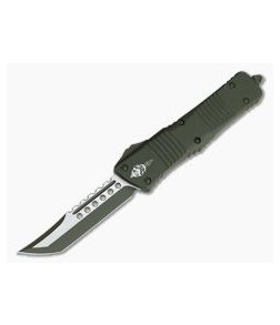 Microtech Combat Troodon Hellhound Signature Series Cerakote OD Green 219-1COD