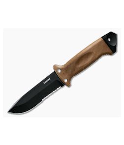 Gerber LMF II Infantry Coyote Brown Fixed Blade Knife 22-41463N