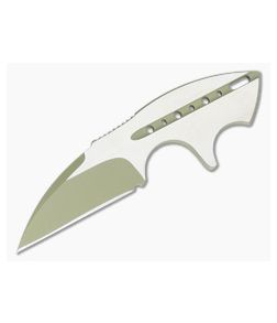 Todd Begg 2-Tone Tree Frog Desert Sage Cerakote Neck Knife