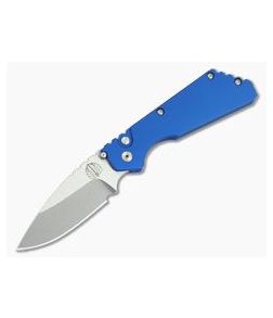 Protech Strider PT Stonewash Blade Blue Automatic Knife 2301-BLUE