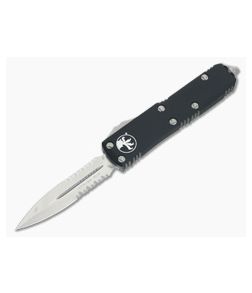 Microtech UTX-85 Stonewash M390  Serrated Double Edge OTF Automatic Knife 232-11