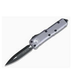 Microtech UTX-85 D/E Gray Black Double Edge CTS-204P OTF Automatic Knife 232-1GY