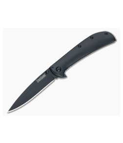 Kershaw Knives AM-3 Black Assisted Flipper Black G10 2335BLK