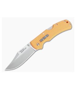 Cold Steel Double Safe Hunter Stainless Clip Point Orange GFN Back Lock Folder 23JB