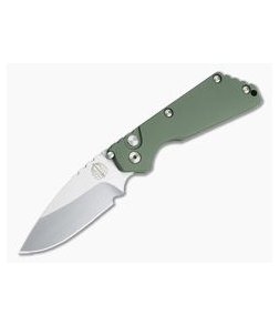 Protech Strider SnG Stonewashed Blade Green Aluminum Automatic Knife 2401-GREEN