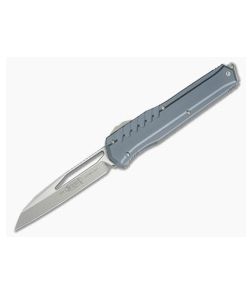 Microtech Cypher MK7 S/E Gray Stonewash M390 Wharncliffe OTF Automatic Knife 241M-10GY
