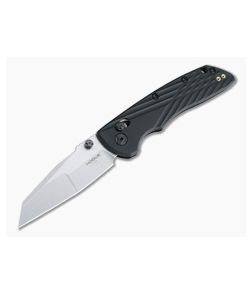 Hogue Deka Wharncliffe Stonewashed Magnacut Black Polymer ABLE Lock Folder 24369