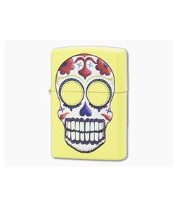Zippo Windproof Lighter Day of the Dead Yellow