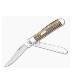 Case Mini Trapper Smooth Natural Zebra Wood 25142