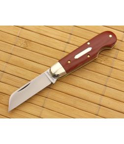 Tidioute Cutlery #25 Little Jack Red Linen Micarta