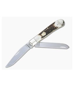 Buck Creek Trapper Deer Stag Slip Joint 254DS