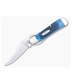 Case Russlock Sawcut Jig Caribbean Blue Bone Polished Tru-Sharp Blade 25589