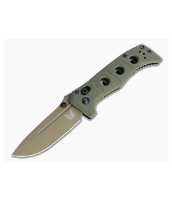 Benchmade 273FE-2 Mini Adamas Flat Earth Cruwear Olive Drab G10 AXIS Lock Folder