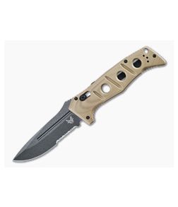 Benchmade 2750SGY-3 Auto Adamas Part Serrated Gray Cruwear Sand G10 AXIS Lock Folder