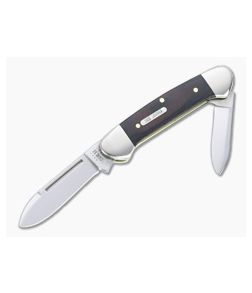 Case Baby Butterbean Black and Red Micarta Slip Joint 27854