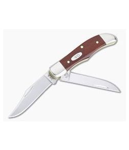 Case Pocket Hunter Two-Blade Smooth Chestnut Bone 28907