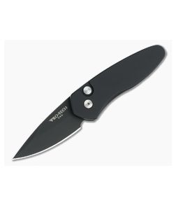 Protech Sprint Automatic Black DLC S35VN Black California Legal Folder 2907