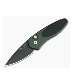 Protech Sprint Black G10 Green California Legal Auto DLC S35VN 2945