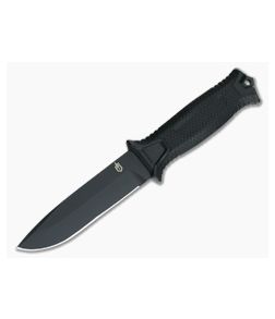 Gerber Strongarm Black Plain Edge Fixed Blade Knife 30-001038N