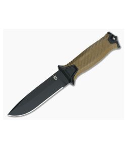 Gerber Strongarm Coyote Brown Plain Edge Fixed Blade Knife 30-001058N