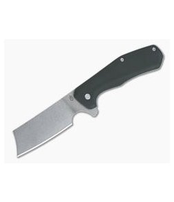 Gerber Asada Stonewashed Cleaver Onyx Aluminum Frame Lock Flipper 30-001807