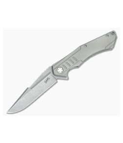 Burger Knives Sierra Titanium Frame Lock Flipper Bead-Blast 