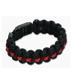 Knotty Boys 550 Paracord Bracelet Fire Rescue Medium