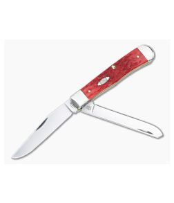 Case Trapper Dark Red Bone 31950