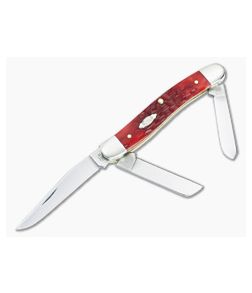 Case Medium Stockman Dark Red Bone 31951