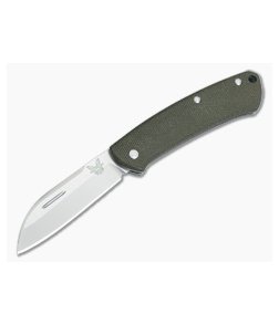 Benchmade 319 Proper Sheepsfoot S30V Canvas Micarta Slip Joint Folder