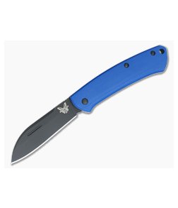 Benchmade Knives Proper Limited DLC Blue G10 Slip Joint 319DLC-1801