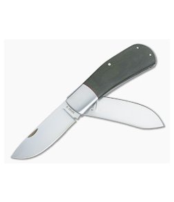 Ray Cover Custom Two Blade Trapper Green Micarta 154CM