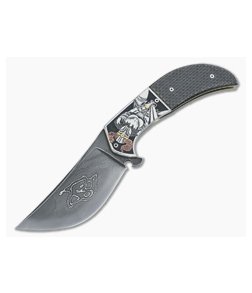 Jody Muller Custom Sassy Flipper with Woman Warrior Engraving