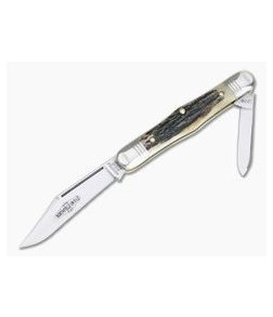 Northfield UN-X-LD #33 Conductor Pen Knife Sambar Stag Slip Joint