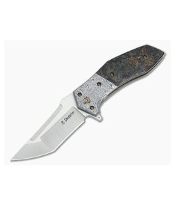 Randy Doucette Barricade Copper Shred CF Satin CPM-S35VN