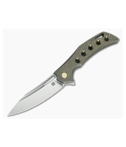 Olamic Cutlery Swish Flipper Kinetic Earth Holes Ti Satin Elmax