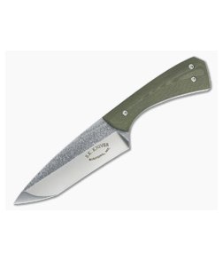Steven Kelly Bug Out CPM 154 Small Fixed Green G10