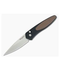 Protech Newport Brown G10 Stonewashed S35VN Automatic 3440-BRN