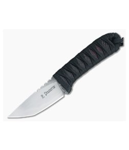 Randy Doucette Small Hamon Fixed Blade Cord Wrap Lizard Skin 1095 