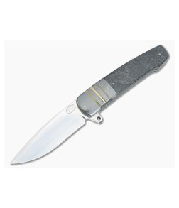 Herucus Blomerus LL 07 Marble Carbon Fiber and Zirconium Liner Lock Folder