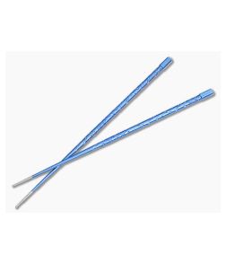 Steve Kelly TiSushi Sticks Sapphire Blue Anodized Titanium Chopsticks