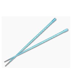 Steve Kelly TiSushi Sticks Sea Foam Green Anodized Titanium Chopsticks