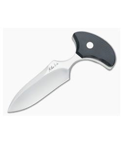 Mike Irie Version 3 Push Dagger Black Linen Micarta