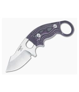Hogue EX-F03 Clip Point Purple G-Mascus Fixed Blade 35328