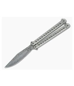 Craig Camerer Skeleton Balisong with Damascus Blade