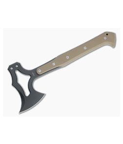 Hogue EX-T01 Black Cerakote S7 Flat Dark Earth G10 Tactical Tomahawk 35777